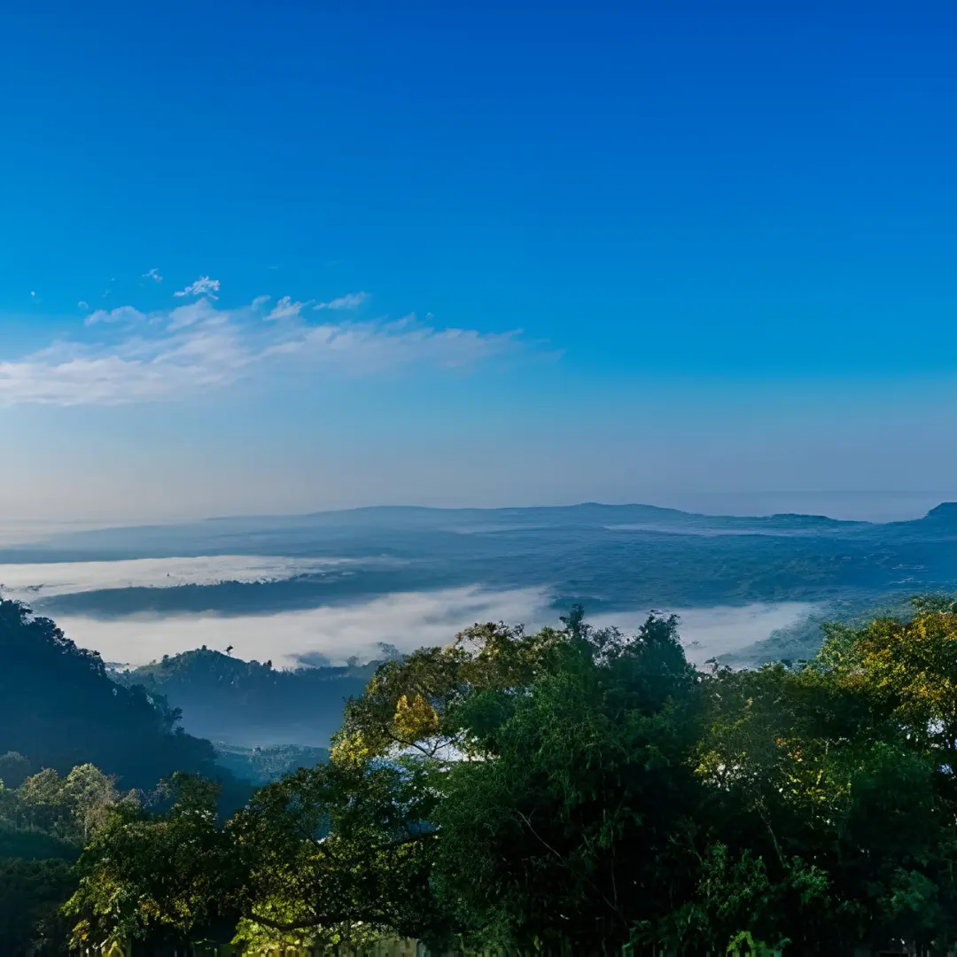 Sunrise view from Sajek Valley helipad